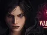 Dark-haired character with one purple and one yellow eye, wearing dark armor.