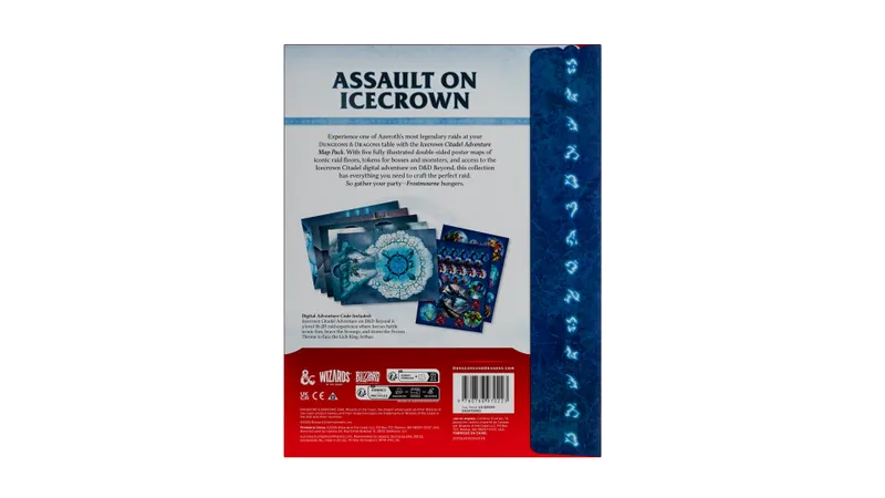 Book cover: "ASSAULT ON ICECROWN" with illustrated maps and fantasy art.