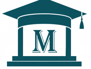 A stylized logo featuring a graduation cap above a large letter "M." The cap is depicted in a teal color, with a simple design that emphasizes the academic theme. The overall look is clean and modern, suitable for representing an educational or community-focused event.