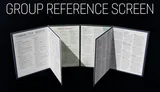 Open book with text, titled "UP REFERENCE SC" above.