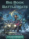 Battle Mats, A Book of Dry Erase Maps for, vintage car, people, dragons, tentacles, buildings