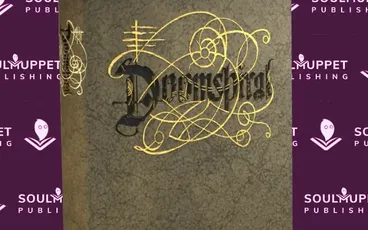 Doomspiral book cover with ornate gold text on a textured background.