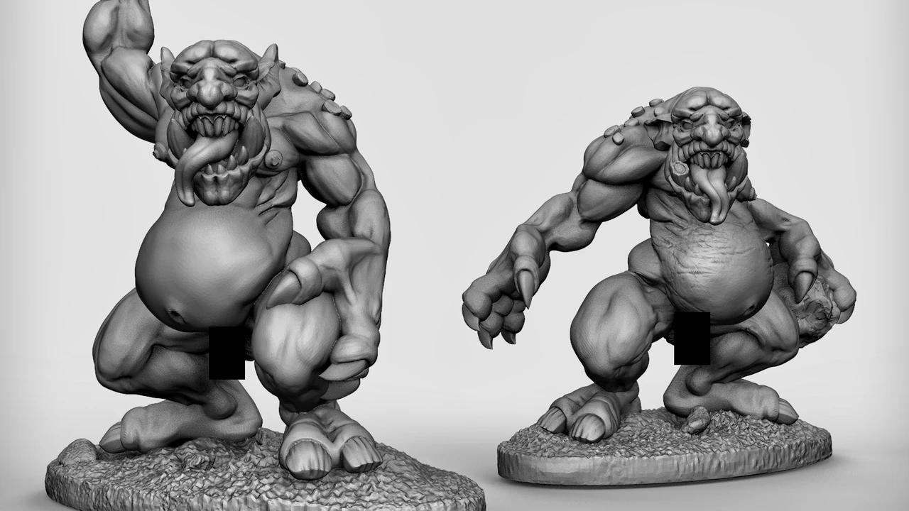 troll, free stl 