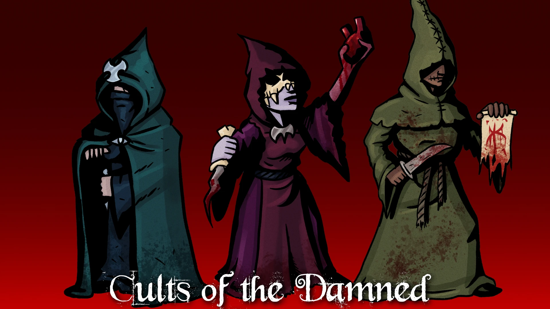 Image showing art for 3 types of cultist