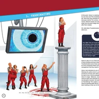 Two Page spread detailing Terminating Troubleshooters