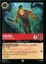 Gaston holding a sword, green background, card text: GASTON Created by the Vine