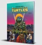 Cover of Teenage Mutant Ninja Turtles & Other Strangeness book. Four turtles in battle stances with swords, city skyline behind them. Title reads "Teenage Mutant Ninja Turtles & Other Strangeness," author "Brick Wulich," "Palladium Books Presents," and "Deluxe Edition."