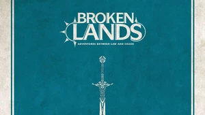 A teal cover features a stylized, ornate sword centered vertically, with the title "Quickstart" prominently displayed below it in bold, white text. The author's name, "Carlos Ferrer Peñaranda," is positioned beneath the title, while decorative elements in the corners add a subtle design touch. The background has a textured appearance, enhancing the overall dark fantasy theme.