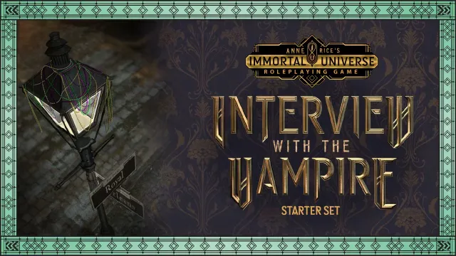 Anne Rice's Immortal Universe Roleplaying Game Interview with the Vampire Starter Set