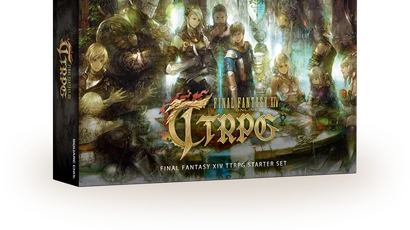 Final Fantasy XIV TTRPG Starter Set box showing 9 characters
