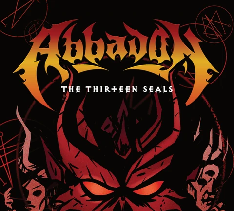 Cover depicting an intimidating red demon and other demons behind them.