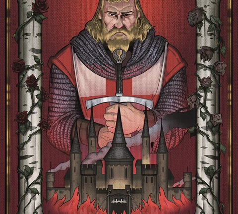 Front Cover showing a Knight Templar