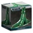 A box for the Eldar Headquarters building from Gales Force Nine's Battlefield in a Box range, featuring a vibrant green design with white and red details. The box displays a stylized image of the building, showcasing its graceful arches and sweeping curves, set against a textured gray background. The label on the front indicates it is a fully painted building, part of the Gothic Sector collection.