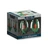 A box featuring two Eldar Plasma Generators from the Gothic Sector range, designed for tabletop gaming. The box is predominantly grey with a blue and black label, showcasing the vibrant green generators adorned with white and red details. The generators have a sleek, futuristic design with fluid arches, emphasizing their Eldar aesthetic.