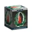 A box for the Eldar Thermo Plasma Generator from Gales Force Nine's Battlefield in a Box range, featuring a vibrant design. The box showcases a green structure with fluid arches and a central flame element in bright orange, accented by red and white details. The packaging is labeled with "Gothic Sector" and includes the product name, indicating it contains one fully painted building.