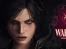 Dark-haired character with one purple and one yellow eye, wearing dark armor.