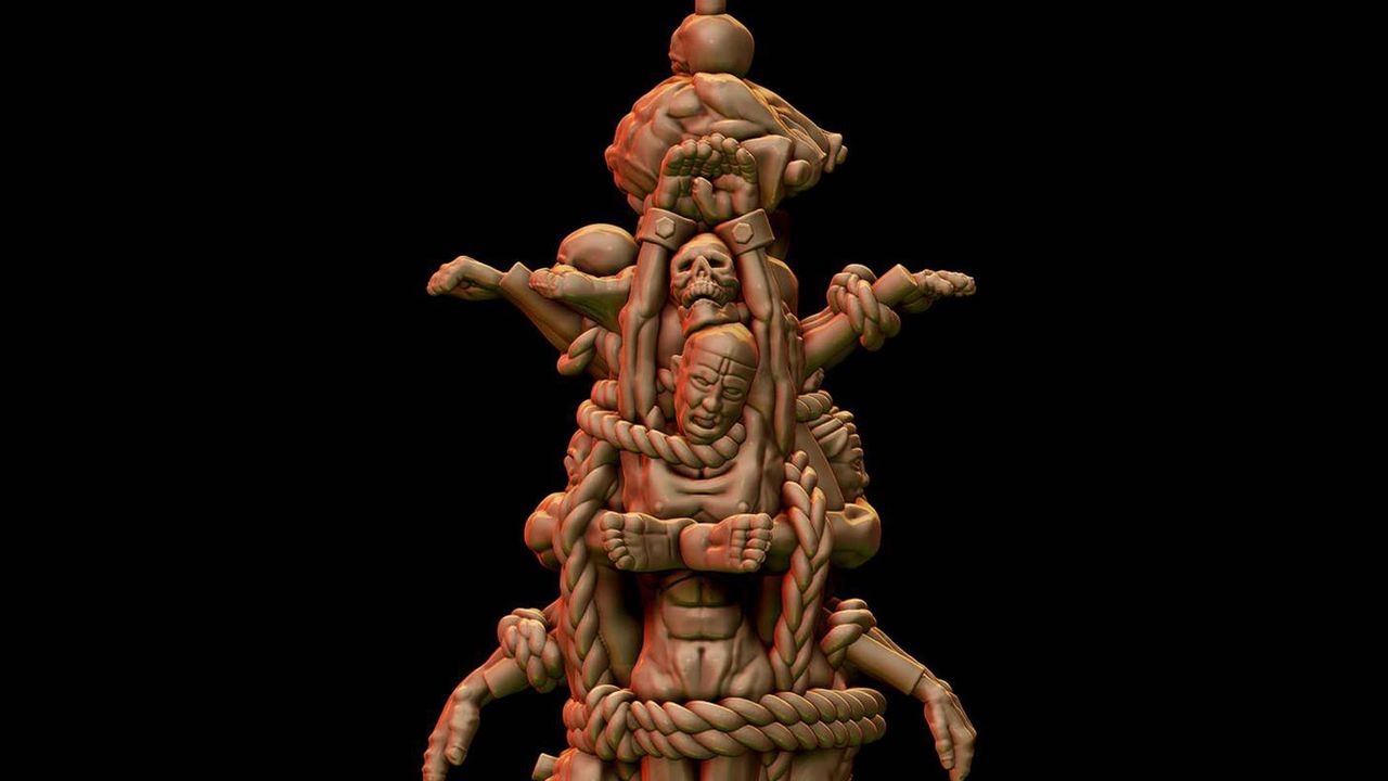 the lower half of the corpse totem