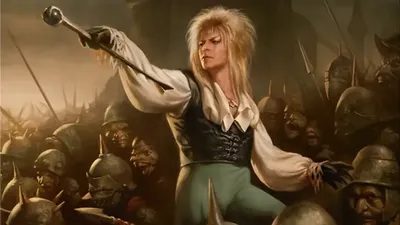 A fantasy card titled "Call Out the Goblins!" under Boggart Shenanigans. A woman with blonde hair, green pants, and a white shirt stands in a battle pose, holding a staff, surrounded by goblins in helmets and armor.