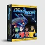 A colorful game box for "Star Trek: Lower Decks - Chaos Protocol," featuring animated characters from the series. The design includes the USS Cerritos in space, with vibrant colors and dynamic elements that evoke a sense of adventure. The text highlights it as an escape room game for 1-6 players, emphasizing its connection to the Star Trek universe.