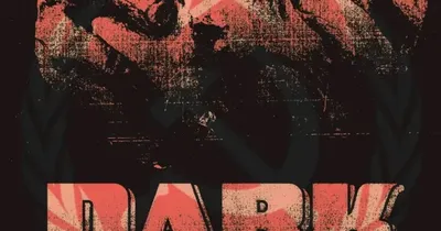 Red silhouette of a figure with a star, text "DARK LENINGRAD"