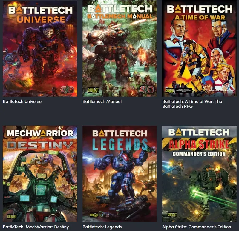 BattleTech Universe book cover