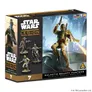 Star Wars Legion Galactic Bounty Hunters box with miniatures and text.