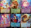 Belle, Mrs. Potts, Gaston, Beast, Lumiere, Cogsworth Disney Lorcana cards