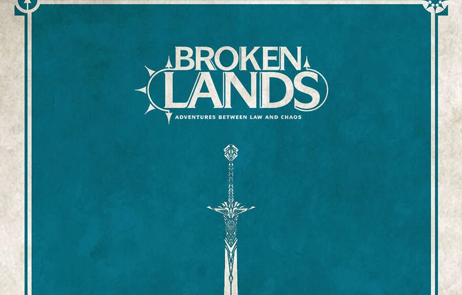 A teal cover features a stylized, ornate sword centered vertically, with the title "Quickstart" prominently displayed below it in bold, white text. The author's name, "Carlos Ferrer Peñaranda," is positioned beneath the title, while decorative elements in the corners add a subtle design touch. The background has a textured appearance, enhancing the overall dark fantasy theme.