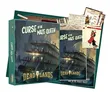 "Curse of the Maze Queen" and "Deadlands" game boxes with a ship and character cards.