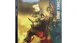 Warhammer 40,000 Codex: Orks book cover with armored Ork figure and flames.