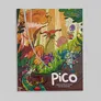 Colorful book cover titled "Pico" with cartoon animals and characters in a forest.