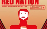 Red Nation cover: stylized red figure with two white masked faces, text "RED NATION TRUTH IS SHAPED BY THE RULERS' LIES"