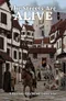 Medieval street with people, horse, and buildings. Text: A Fantasy City Street Generator