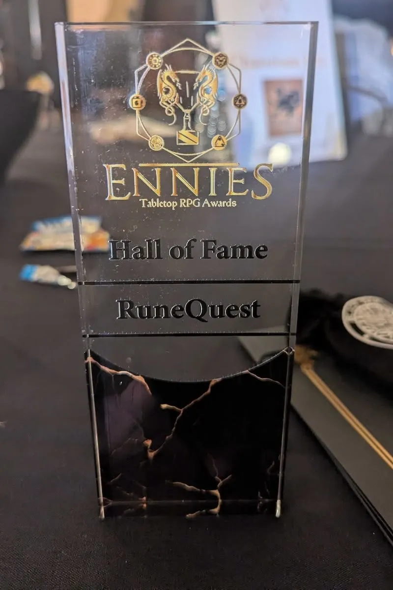 ENNIES Tabletop RPG Awards Hall of Fame RuneQuest