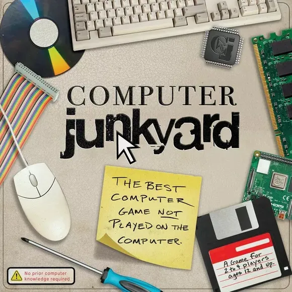 Image: computer junkyard