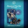 Critical Role Vax'ildan dice set and box with "Speed and Shadows" label.