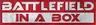 A bold graphic features the text "BATTLEFIELD IN A BOX" prominently displayed in large, stylized letters. The background is a textured red, contrasting with the white and silver elements of the text. The overall design conveys a strong, dynamic feel, suitable for a tabletop gaming context.