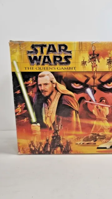 Star Wars The Queen's Gambit strategy battle game box with characters and droids.