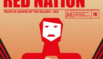 Red Nation cover: stylized red figure with two white masked faces, text "RED NATION TRUTH IS SHAPED BY THE RULERS' LIES"