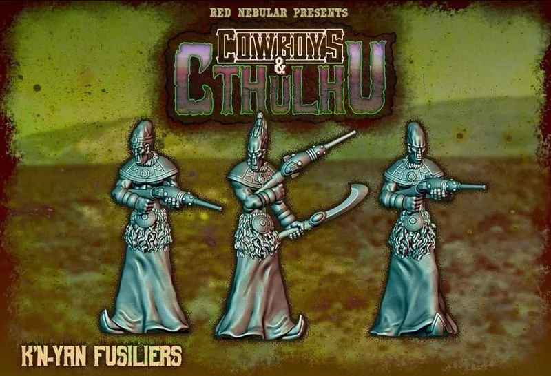 Humanoid aliens with laser rifles