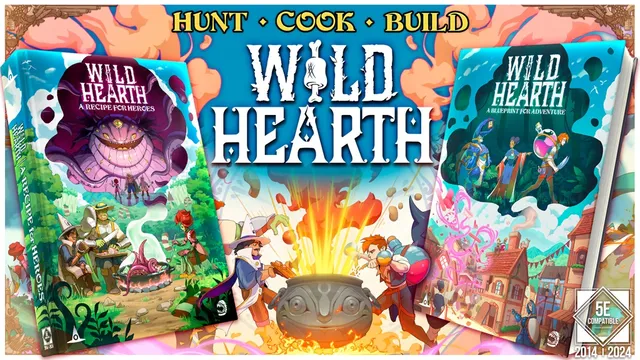 Wild Hearth: A Recipe for Heroes, Hunt Cook Build, characters cooking around a cauldron.