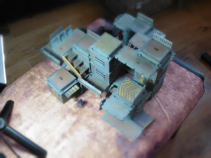 Hero Forge 3D Printed miniature on a Final Games UK 30mm Round Base