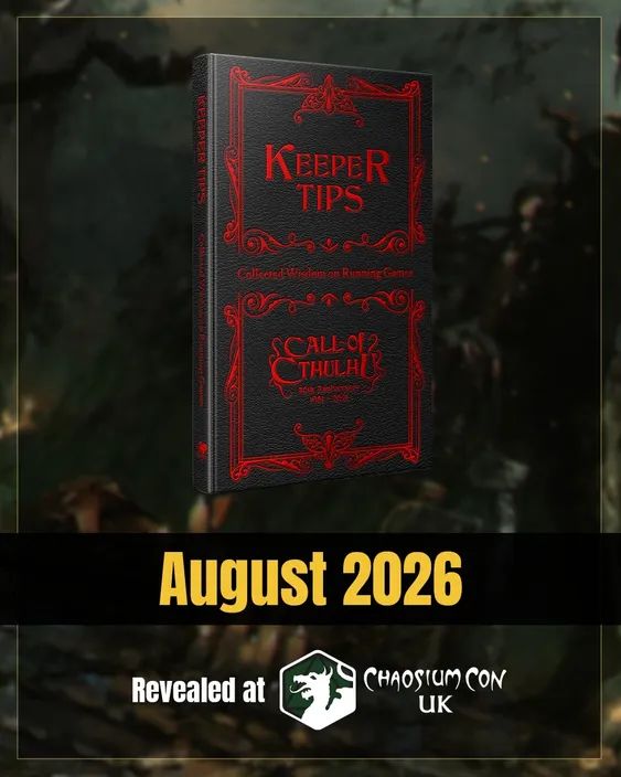 A dark, ornate book titled 