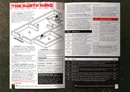 A floor plan of "The Rusty Hand" store with labeled areas and a description of the store.