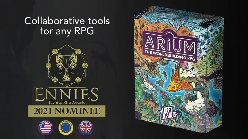 Collaborative tools for any RPG. ENNIES Tabletop RPG Awards 2021 NOMINEE