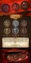 Three ornate metal coins with skull designs, each labeled with different diameters: 29 mm, 28 mm, and 27.8 mm. Text reads: "Something unnatural stirs in Barovia with an appetite for blood! The Undead might not need the coins the way mortals do, but we assure you they can come in handy.