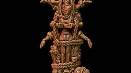 the lower half of the corpse totem