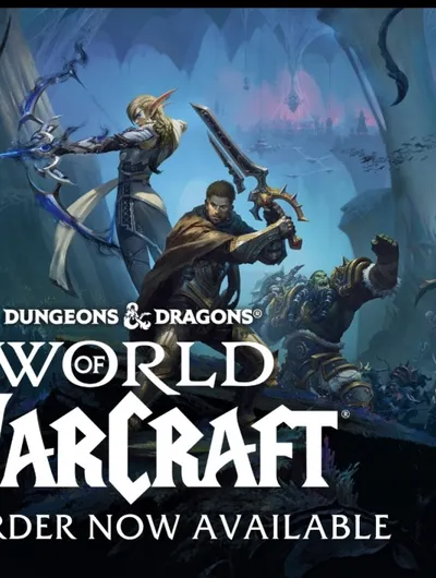 Dungeons & Dragons World of Warcraft pre-order now available with fantasy characters and creatures.