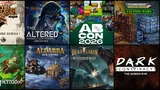 AB CON 2026, Futureproof Modular Terrain Faction Wars, Dead Lands Mysterious Maze, Dark Conspiracy The Unseen War