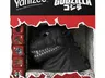 Yahtzee Godzilla box with Godzilla dice cup and red dice.